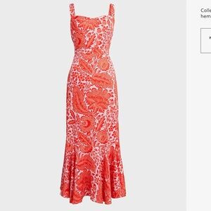 NWT JCrew Collection Luster Crepe Flare Hem Dress